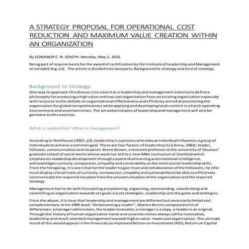 ILM Article by Egwabor Joseph