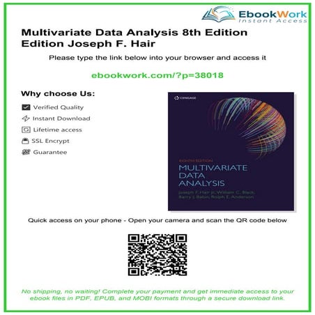 Comprehensive Introduction to Multivariate Analysis Techniques and ...