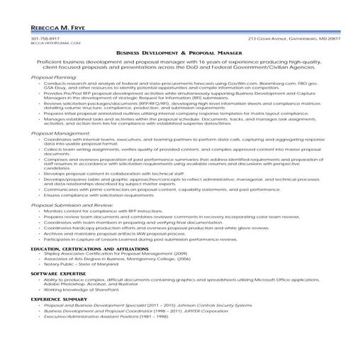 Frye, Rebecca.Resume