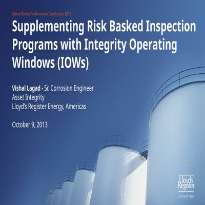 3815105 - Supplementing RBI Program with IOWs