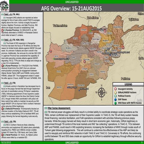 Afghan National Army Command & Corps Structure | PDF