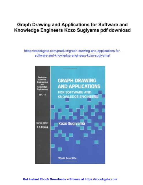 Graph Drawing and Applications for Software and Knowledge Engineers Kozo Sugi...