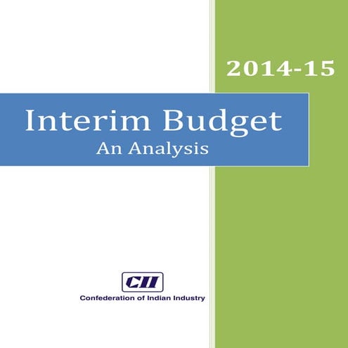 interim budget 2014-15 ananalysis