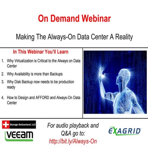 Webinar: Making The Always-On Data Center A Reality