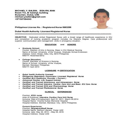 Michael resume (1)