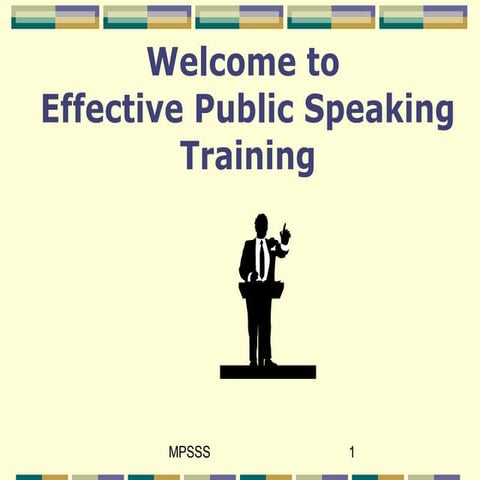 PUBLIC SPEAKING