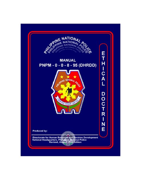 Pnp Ethical Doctrine