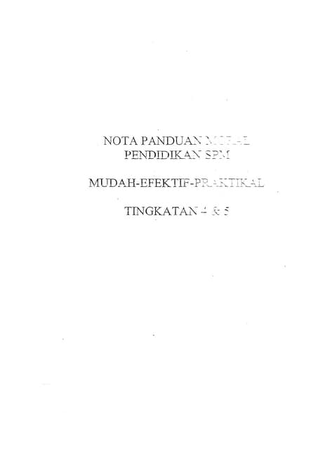 Nota moral spm