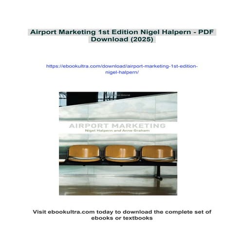 Airport Marketing 1st Edition Nigel Halpern | PDF