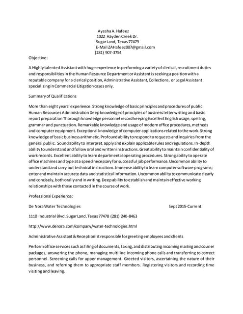 federal resume accountant for