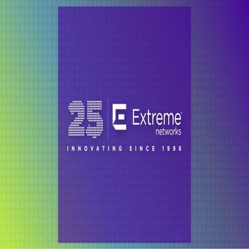 Extreme Networks Timeline 2021
