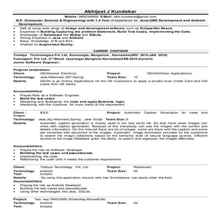 Java+Android_1.4 Year_Exp