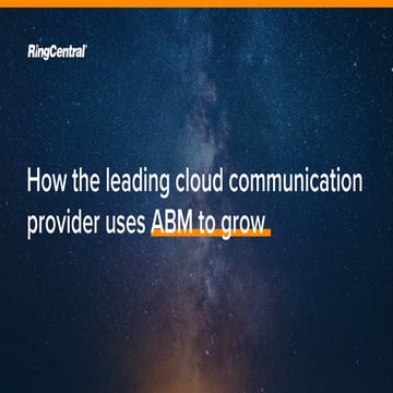 This is How You ABM with RingCentral