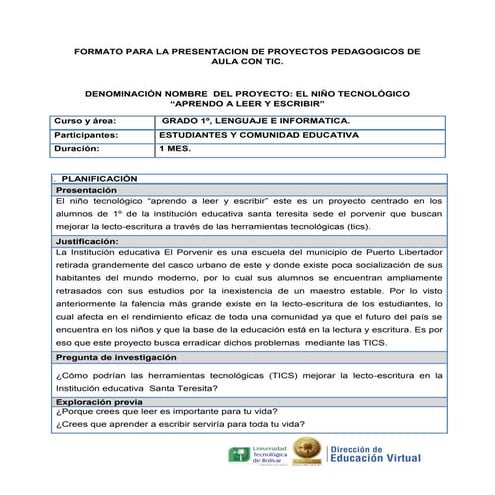 38758 el niño tecnológico “aprendo a leer y escribir”