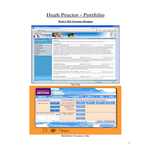 Hugh Proctor - Portfolio