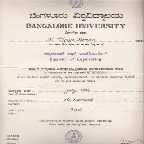 Degree Scanned Certificate | PDF