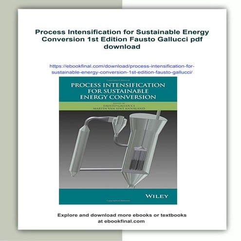 Process Systems Engineering For A Smooth Energy Transition Edwin ...