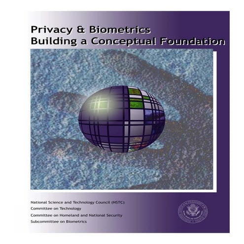 Privacy and Biometrics:  Building a Conceptual Foundation