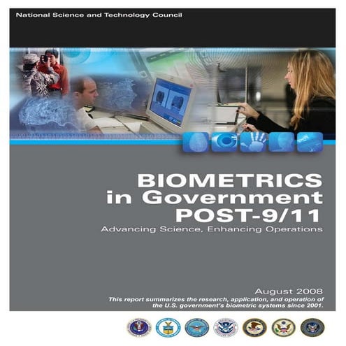 Biometrics in Government Post-9/11: Advancing Science, Enhancing Operations 