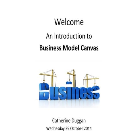 Introduction to the Business Model Canvas