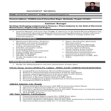 Sharma Resume