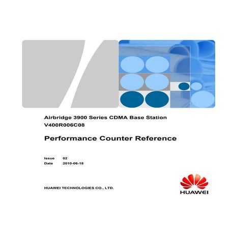 3900 series base station performance counter reference(v4r6c08) 3