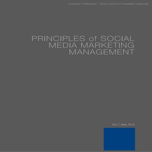 Principles of Social Media Management Syllabus