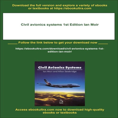 Civil avionics systems 1st Edition Ian Moir | PDF