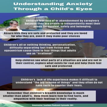 Understanding anxiety child's eyes