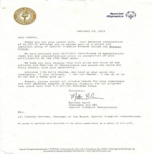 Special Olympics 2014