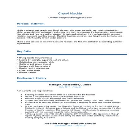 Cheryl Mackie CV 2015_worddoc