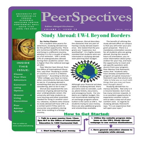 Peerspectives 2014 [Fall]}