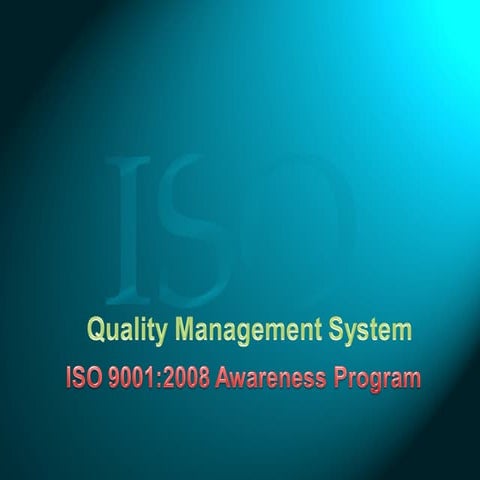 39635837 iso-9001-2008-awarness