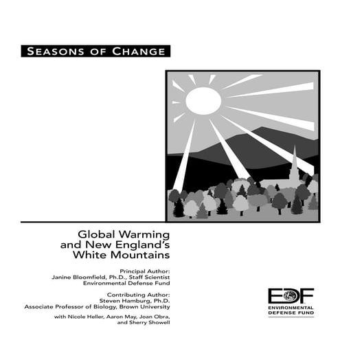 Global Warming and New England’s White Mountains