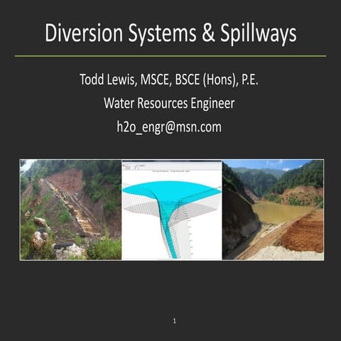Diversion Systems and Spillways (22 Nov 2013)