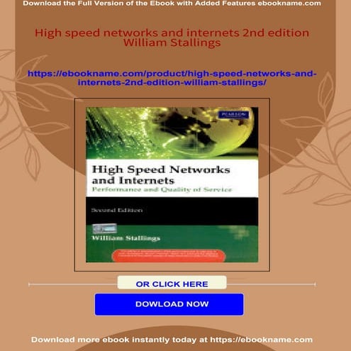 High speed networks and internets 2nd edition William Stallings | PDF