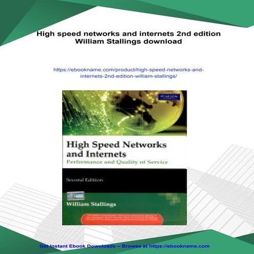 High speed networks and internets 2nd edition William Stallings | PDF