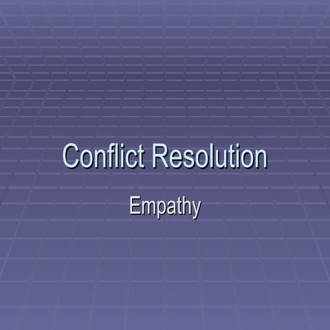 Biblical Attentiveness Conflict Resolution.ppt