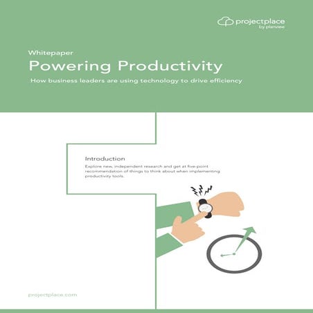 Powering Productivity whitepaper