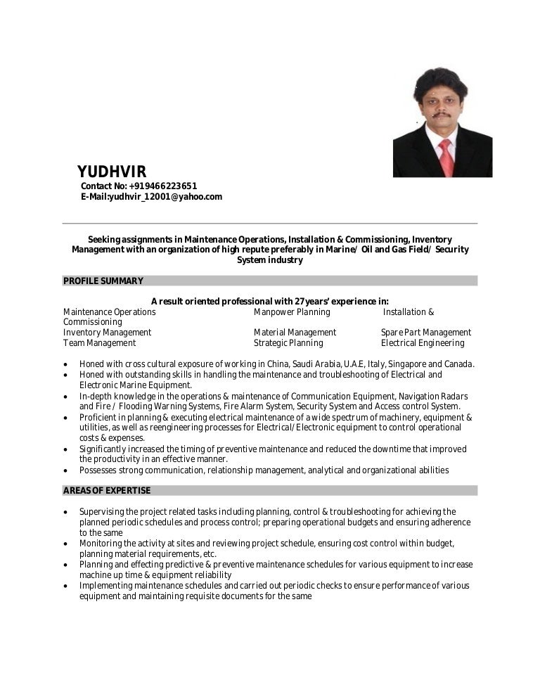 resume with pic 14 01 2015 2 resume with pic