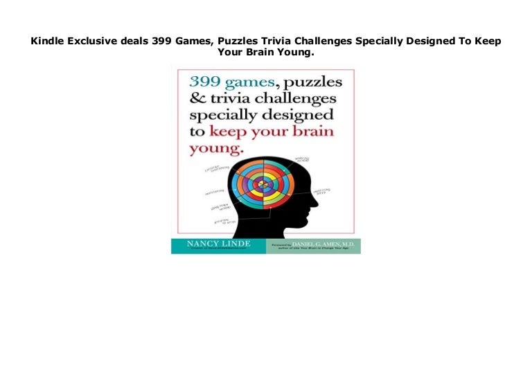 Kindle Exclusive Deals 399 Games Puzzles Trivia Challenges Special 