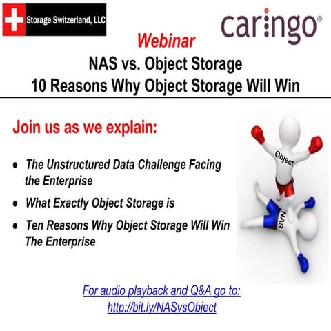 Webinar: NAS vs. Object Storage: 10 Reasons Why Object Storage Will Win