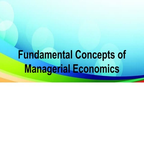 Fundamental concepts, principle of economics | PPT