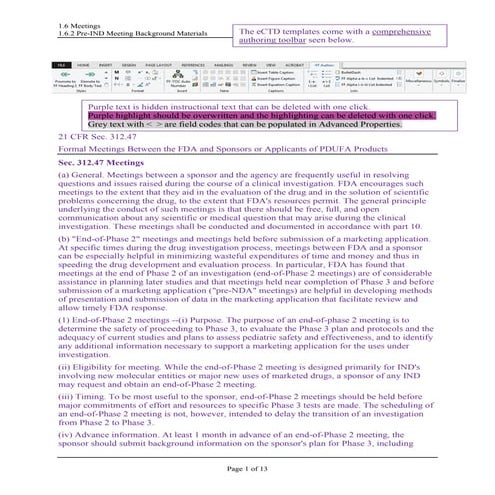 IND_1.6.2 Pre-IND Meeting Background Materials