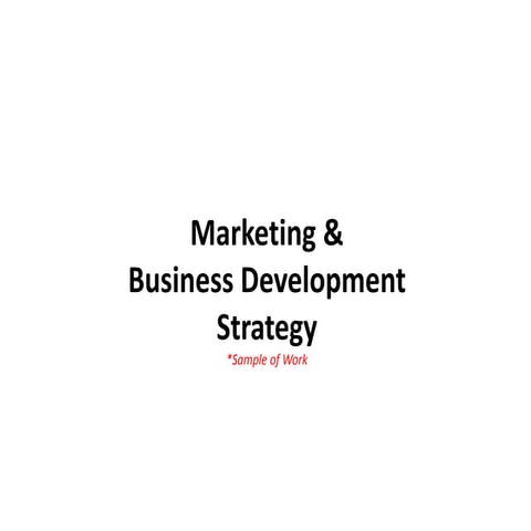 5-businessdevelopmentmarketingstrategysampleofwork-2012-130115223109-phpapp01