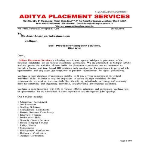 Aditya placements  terms& conditions
