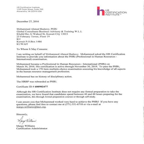 M-Badawy certification verification