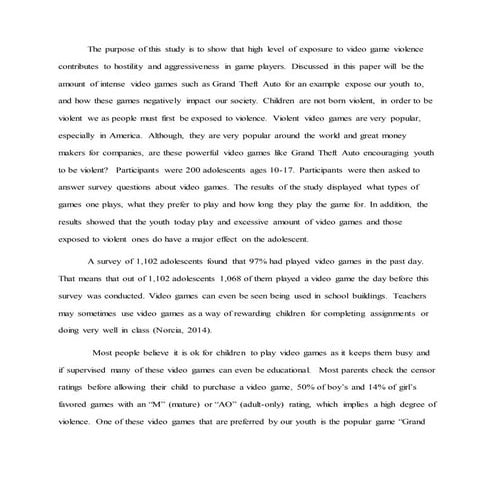 Theory and Research Proposal Senior Project