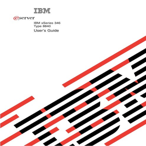 IBM X346 User guide