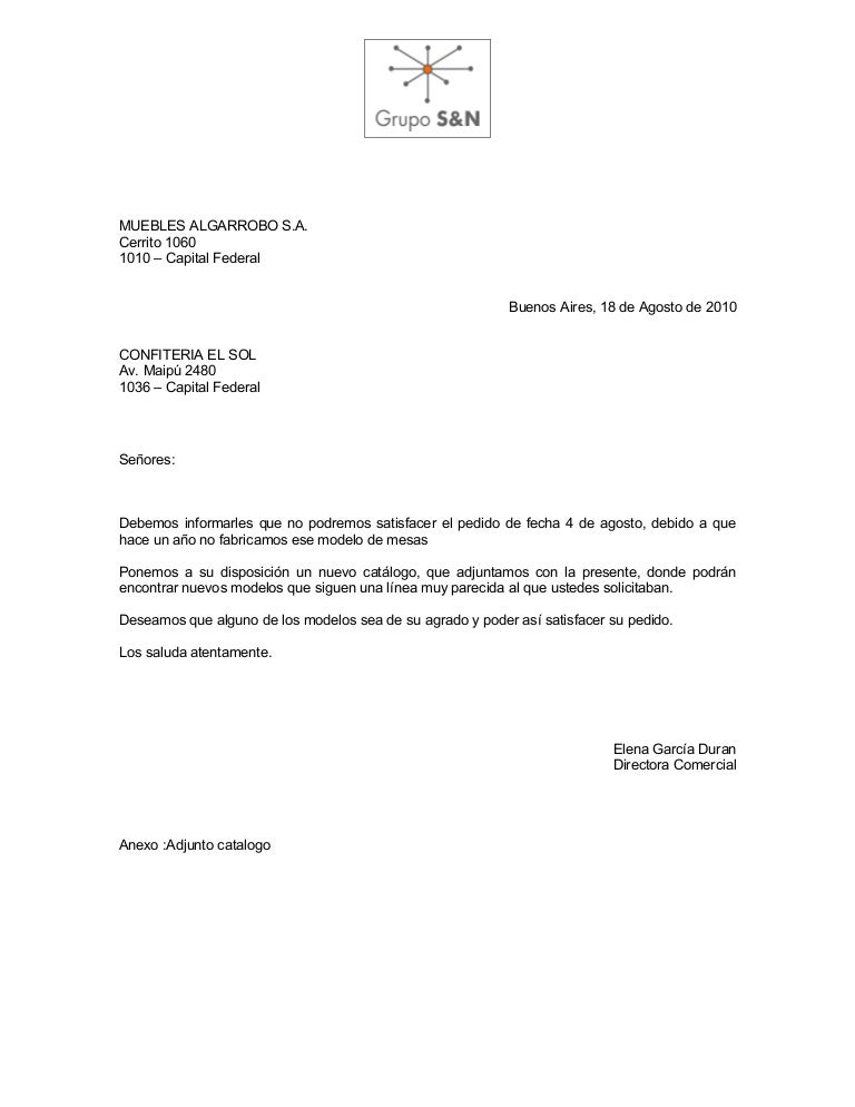 Carta De Negacion Ejemplos New Sample P Images And Ph vrogue.co